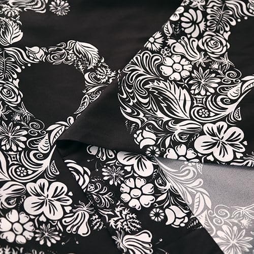 SDIII 4PCS Skull Twin Sheets Set  Soft Microfiber Gothic Bedding Sheet Deep Pocket  Skeleton Printed Halloween Sheets Twin  Hotel Luxury - Image 5
